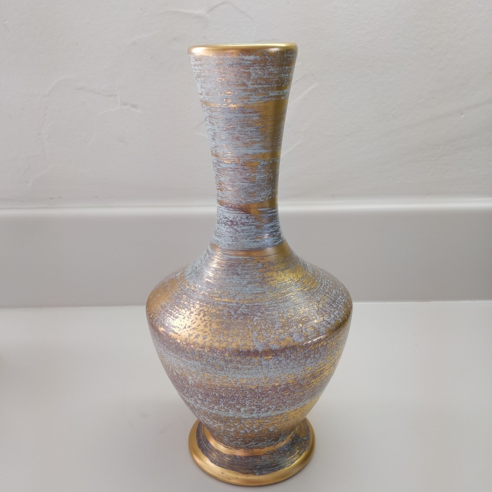 VNTG Stanley Pottery Hand Painted Vase